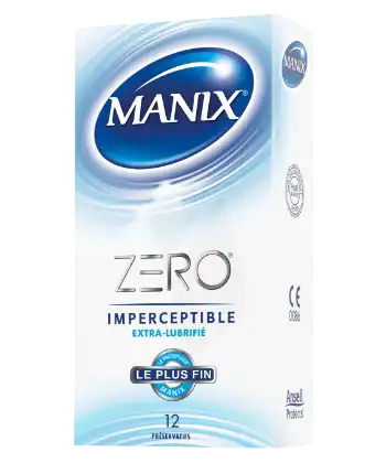 Manix Zéro Préservatif Extra Lubrifié B/12
