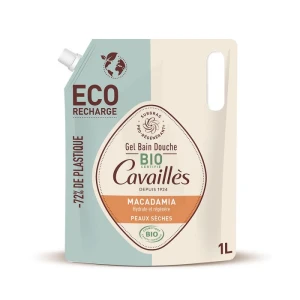 Rogé Cavaillès Gel Sugras Bain Et Douche Huile De Macadamia Bio Peaux Sèches Eco-recharge/1l
