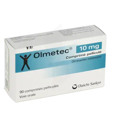 Olmetec 10 Mg, Comprimé Pelliculé à Dreux