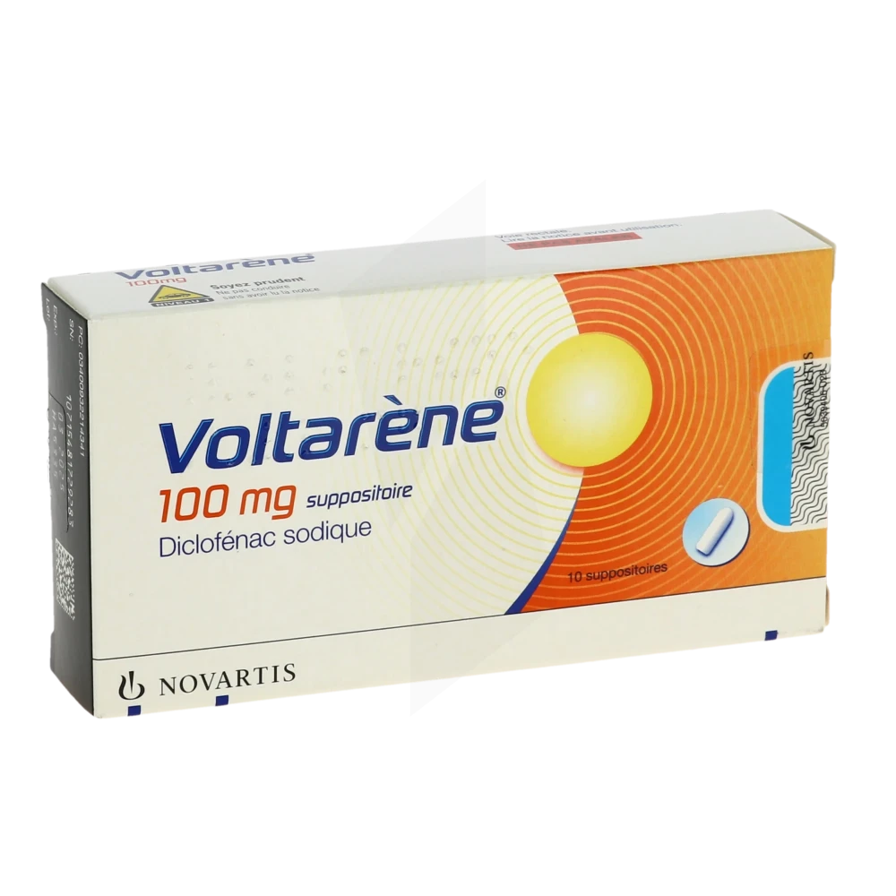 Voltarene 100 Mg, Suppositoire