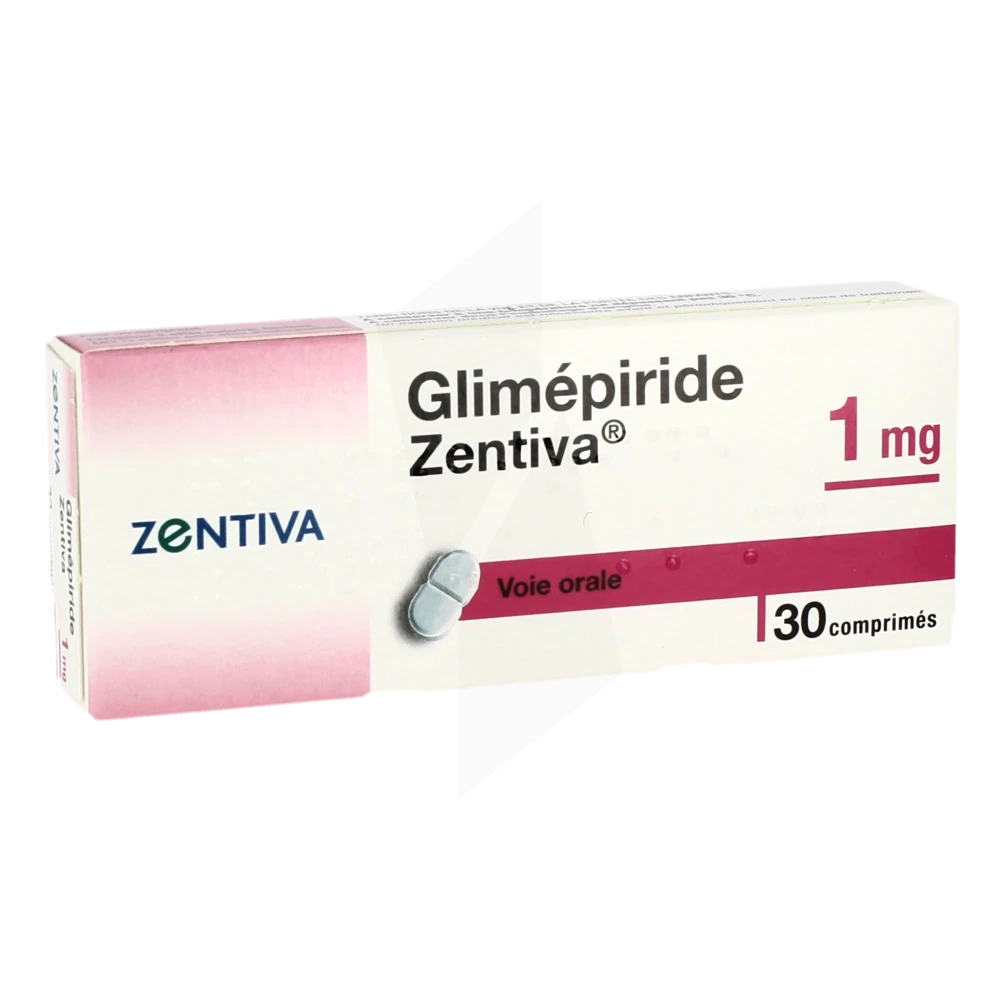 Glimepiride Zentiva 1 Mg, Comprimé