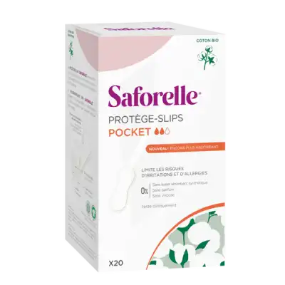 Saforelle Protège-slip Pocket B/20 à Drocourt