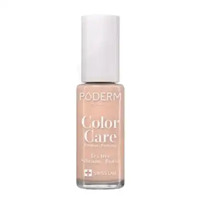 PODERM Vernis soin tea trea color care 932 nude beige Flacon de 8ml