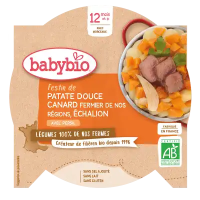 Babybio Alimentation Infantile Patate Douce Canard Assiette/230g à JOINVILLE-LE-PONT