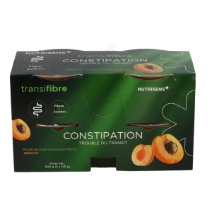 Nutrisens Transfibre Purée De Fruit Abricot 4pots/125g
