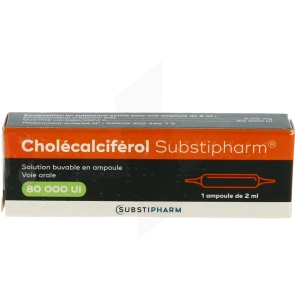 Cholecalciferol Substipharm 80 000 Ui, Solution Buvable En Ampoule