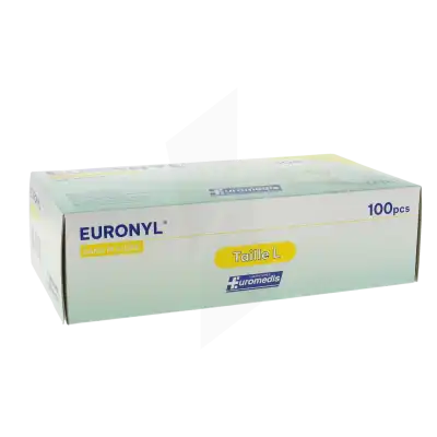 EURONYL Gant vinyl non poudré T8/9 B/100