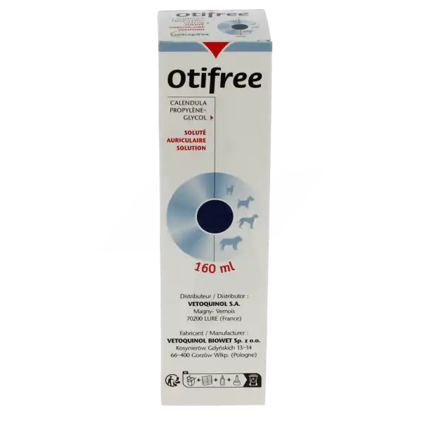 Otifree S Aur Chien Chat Fl/160ml