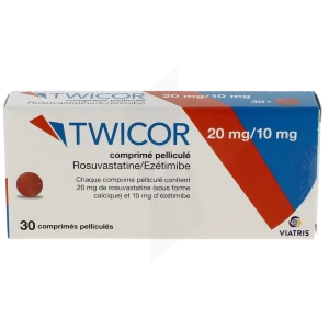 Twicor 20 Mg/10 Mg, Comprimé Pelliculé