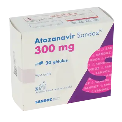 Atazanavir Sandoz 300 Mg, Gélule à Bordeaux