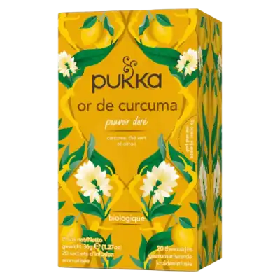 Pukka Energie & Vitalité Or De Curcuma 20 Sachets à TOURS