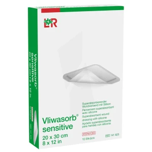 Vliwasorb Sensitive Pansement Super Absorbant 20x30cm B/10