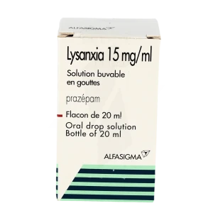 Lysanxia 15 Mg/ml, Solution Buvable En Gouttes