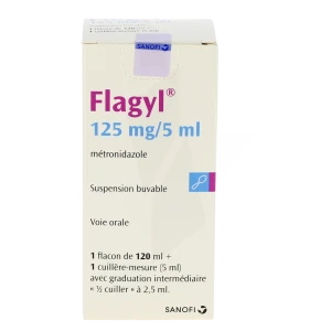 Flagyl 125 Mg/5 Ml, Suspension Buvable