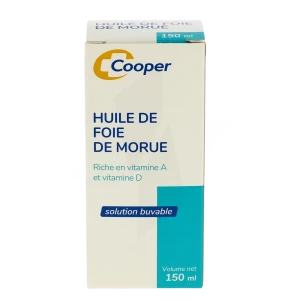 Huile De Foie De Morue Solution Buvable Cooper, Fl 150 Ml