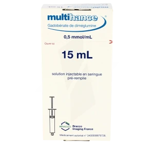 Multihance 0,5 Mmol/ml, Solution Injectable En Seringue Pré-remplie