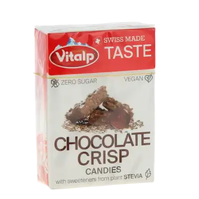 Vitalp Bonbons Sans Sucre Chocolate Crisp 25 G à Saint-Médard-en-Jalles