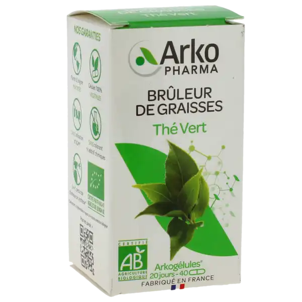 Arkogélules Thé Vert Bio Gélules Fl/40