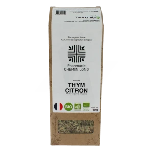 L'herbothicaire Thym Citron Bio Tisane B/40g