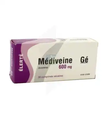 Mediveine 600 Mg, Comprimé Sécable B/30 à CHÂLONS-EN-CHAMPAGNE