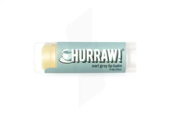 Hurraw! Baume à Lèvres Earl Grey Stick/4,3g