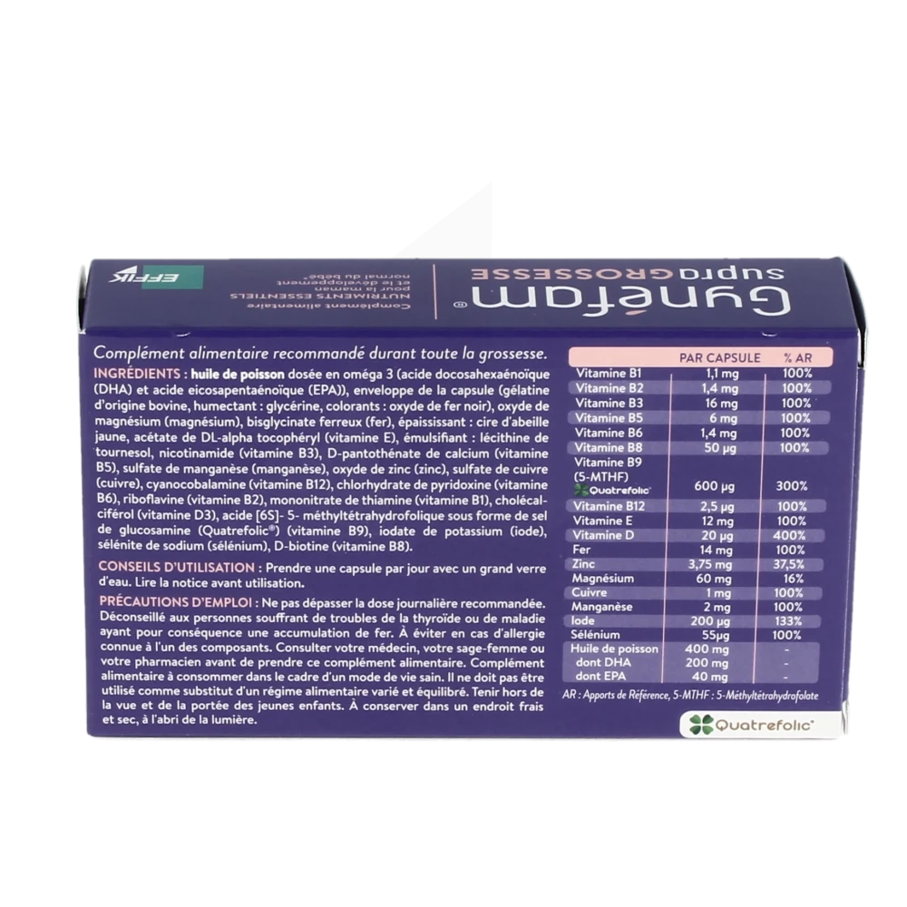 Pharmacie Valence 2 - Parapharmacie Gynéfam Supra Caps B/30 - VALENCE