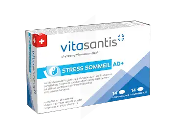 Vitasantis Stress Sommeil Ad+ Comprimés B/28 à Lacanau