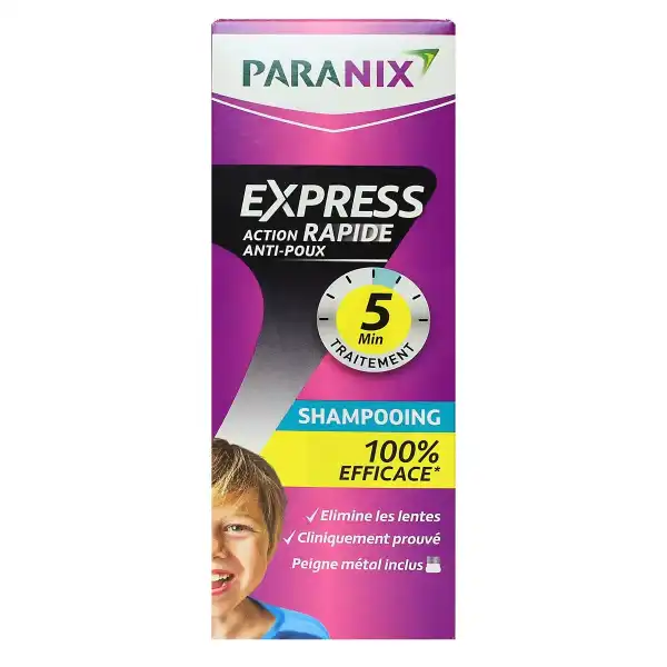 Paranix Express 5 Min Shampooing Antipoux Fl/200ml+peigne