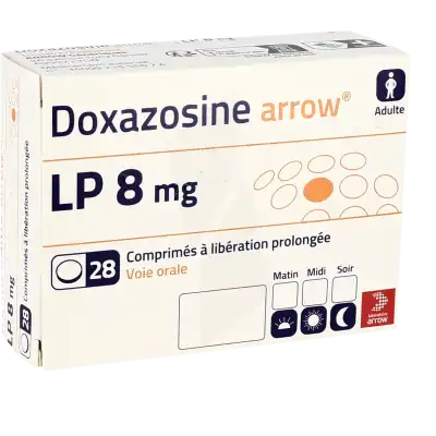 Doxazosine Arrow Lp 8 Mg, Comprimé à Libération Prolongée à CUISERY