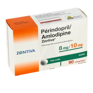 Perindopril/amlodipine Zentiva 8 Mg/10 Mg, Comprimé