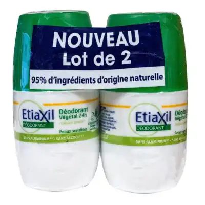 Etiaxil Végétal Déodorant 24H 2Roll-on/50ml