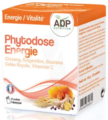 Adp Phytodoses Energie 20 Sachets à MONSWILLER