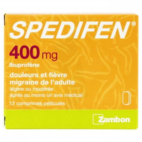 meSoigner - Spedifen 400 Mg, Comprimé Pelliculé Plq/3 (Ibuprofène)