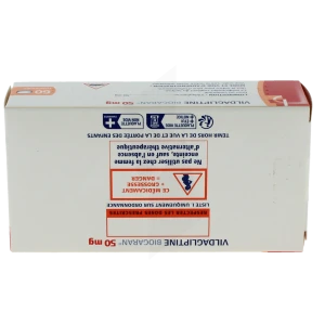 Vildagliptine Biogaran 50 Mg, Comprimé