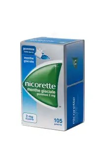 Nicorette 2 Mg Gom à Mâcher Médic Sans Sucre Menthe Glaciale Plq/105 à Lavernose-Lacasse