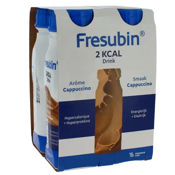 Fresubin 2 Kcal Drink Nutriment Cappuccino 4bouteilles/200ml