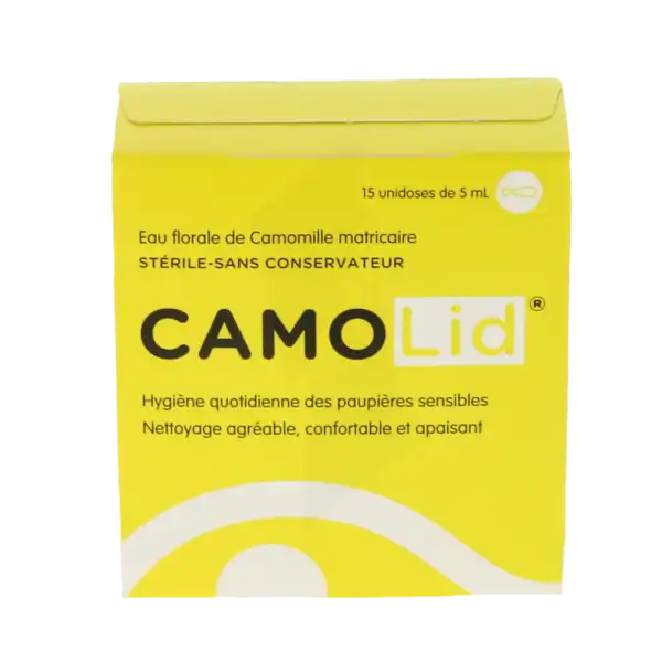 Camolid Eau Florale HygiÈne Des PaupiÈres 15unidoses/5ml