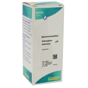 Boiron Orthosiphon Stamineus 4dh Solution Buvable En Gouttes Flacon De 125 Ml