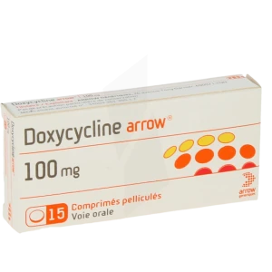 Doxycycline Arrow 100 Mg, Comprimé Pelliculé