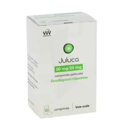 Juluca 50 Mg/25 Mg, Comprimé Pelliculé à Nice