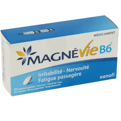 Magnevie B6 100 Mg/10 Mg, Comprimé Pelliculé à Pessac