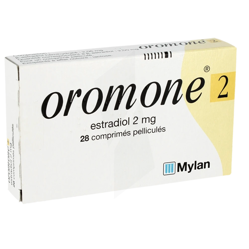 Oromone 2 Mg, Comprimé Pelliculé