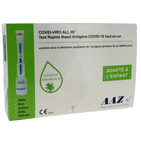 Aaz Autotest Covid-viro All In AntigÉnique Test Nasal B/10