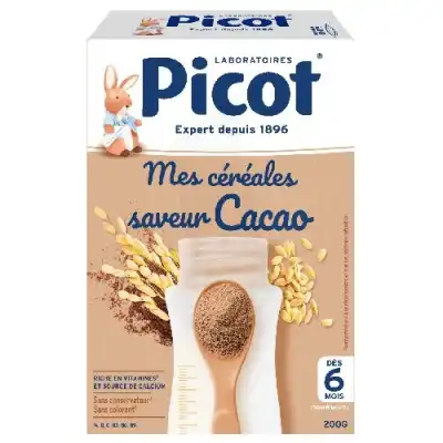 Picot Mes Céréales Farine Saveur Cacao Dès 6 Mois B/200g à SAINT-MEDARD-EN-JALLES