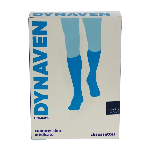 Dynaven Fin Chaussettes  Homme Classe 2 Gris Medium Normal