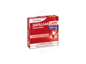 Dafalgancaps 500 Mg Gél Plq/16 à SAINT-SAENS