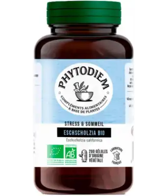 Phytodiem Eschscholtzia Bio 240mg Gélules B/200 à ABBEVILLE