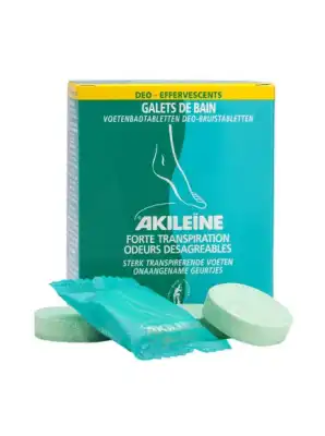 Akileine Soins Verts Deo Biactif Galet Effervescent P Le Bain 7/12g à QUINCY-SOUS-SÉNART