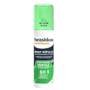 Parasidose Spray Anti-moustiques Et Tiques Actif Végétal Fl/100ml