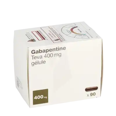 Gabapentine Teva 400 Mg, Gélule à Chelles